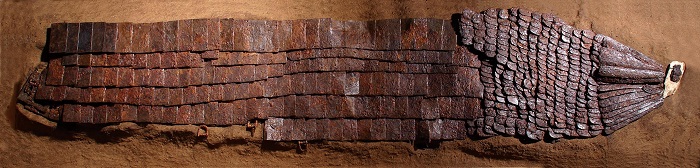 1992년 6월 말이산고분군 인근 고분에서 발굴된 서기 5세기의 말갖춤새(Horse equipment). 한국최초로 온전한 원형을 갖춘 상태에서 발굴됐다. 아라가야의 탁월한 철 가공 기술을 보여주고 있다. 