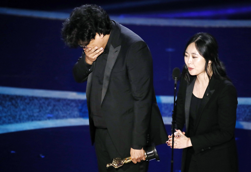 Oscar-Sensation! Neben dem Hauptpreis für den besten Film holte „Parasite” von Regisseur Bong Joon-ho den Oscar für die beste Regie. 