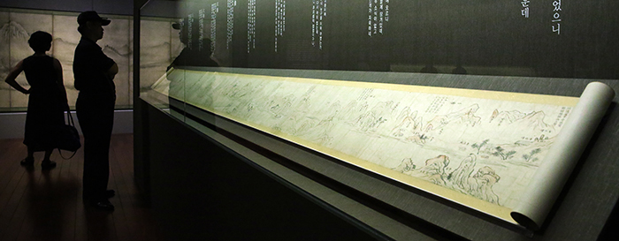 조선시대 화가 강세황(1713~1791)의 '무이구곡도'(1753) (사진: 전한)