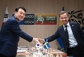Gipfeltreffen zwischen Südkorea und Schweden