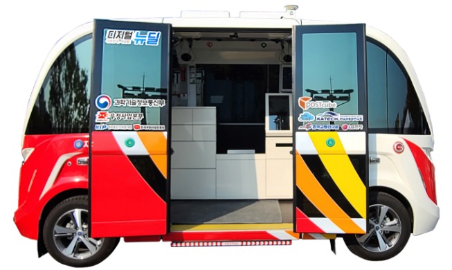 Selbstfahrendes Paketauto revolutioniert Postdienst in Korea