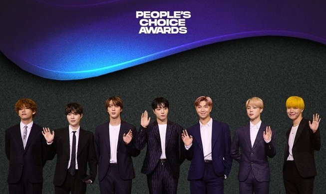BTS gewinnt drei Trophäen bei People's Choice Awards 2022