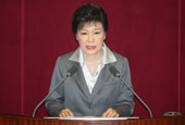 Präsidentin Park: „Nun ist die goldene Zeit”
