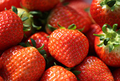 Probieren Sie koreanische Erdbeeren auf der ganzen Welt