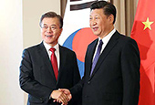 Gipfeltreffen zwischen Südkorea und China (Juli 2017)