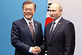 Gipfeltreffen zwischen Südkorea und Russland (Juli 2017) 