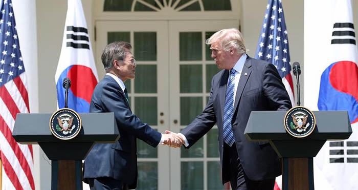 Präsident Moon Jae-in zu Besuch in den USA