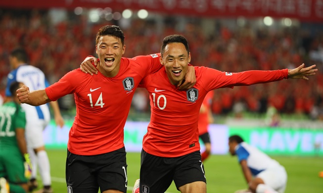 Team Korea gewinnt Testspiel gegen Honduras und zeigt sein Potenzial
