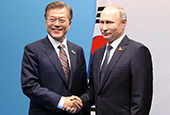 Präsident Moon Jae-in zu Besuch in Russland