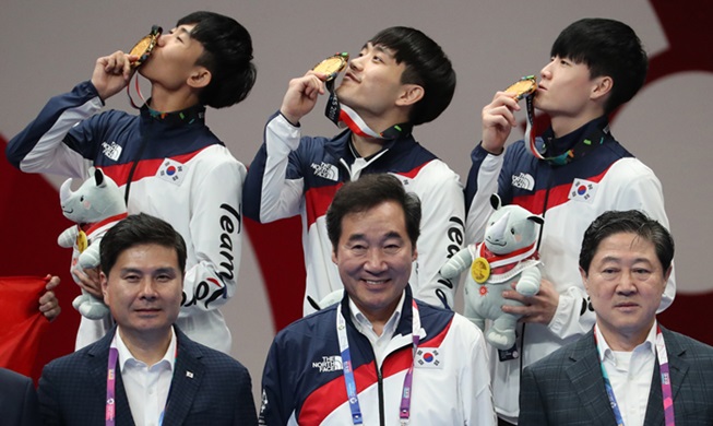 [Asienspiele 2018] Gemeinsamer Einmarsch von Süd- und Nordkorea, zwei Goldmedaillen