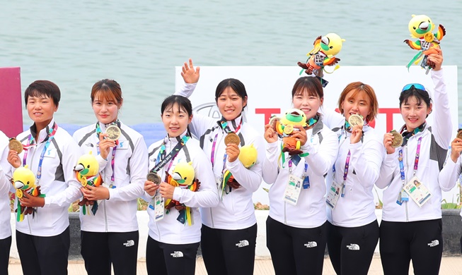 [Asienspiele 2018] Gemeinsames koreanisches Team gewinnt historische erste Medaille im Kanufahren