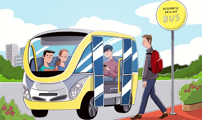 Selbstfahrende Busse in der Stadt Sejong ab 2021 unterwegs