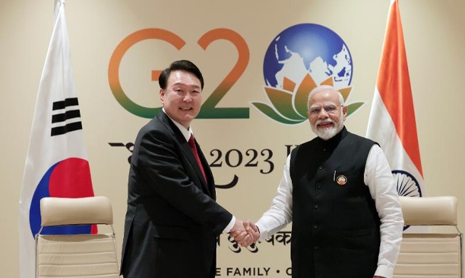 Gipfeltreffen zwischen Südkorea und Indien fand statt