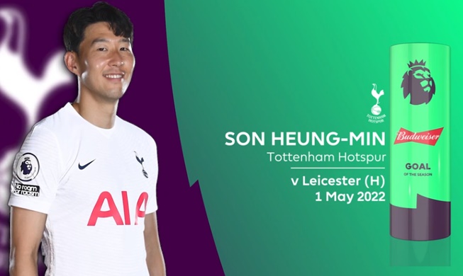 Son Heung-min erneut für das Tor der Saison in der Premier League nominiert