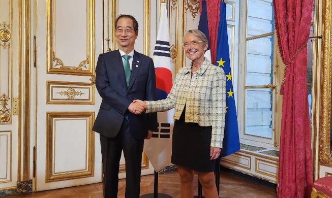 Ministerpräsident Han besucht Frankreich für Busan World Expo 2030