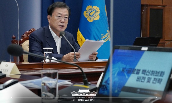 Präsident Moon: „Südkorea will bis 2025 bei der Impfstoffentwicklung zu den fünf stärksten Nationen gehören“