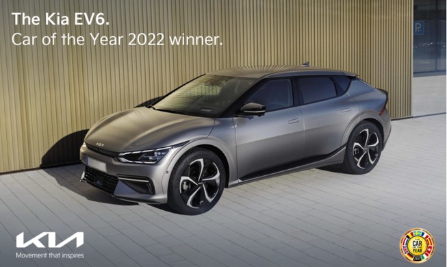Kia EV6 zum „Europas Auto des Jahres“ 2022 gewählt