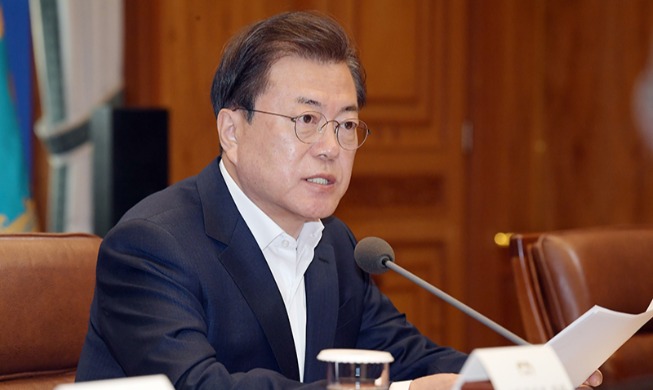 Präsident Moon erweitert Finanzhilfe auf KRW 100 Billionen