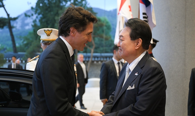 Gipfeltreffen zwischen Südkorea und Kanada