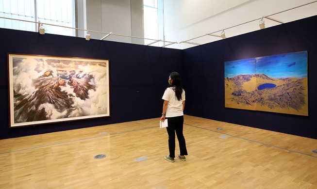 [Korea in Fotos] Innerkoreanische Kunstausstellung „Versprechen“ eröffnet