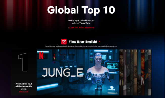 Sci-Fi-Epos „Jung_E“ führt die Netflix-Global-Charts an