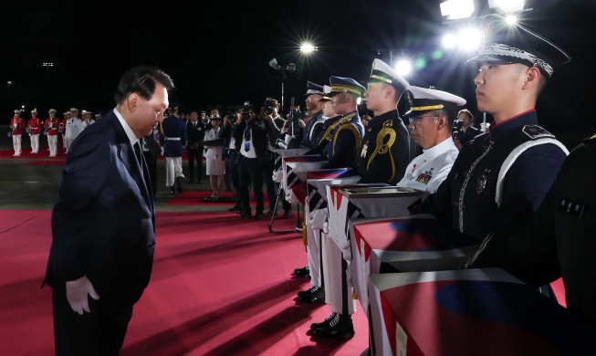 Präsident Yoon führte die Zeremonie zur Rückkehr der Gefallenen des Koreakrieges