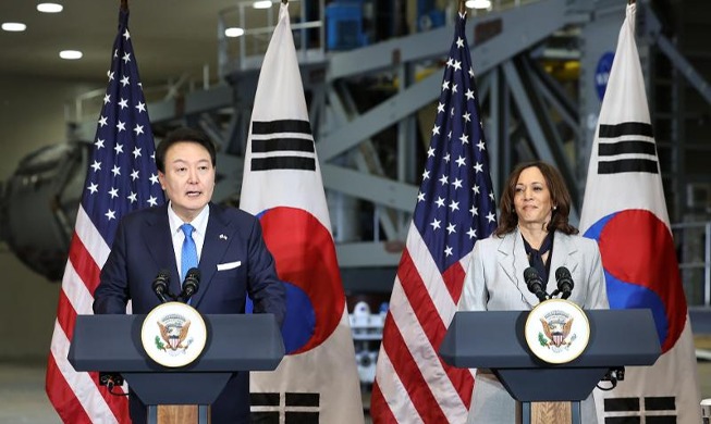 Präsident Yoon und US-Vizepräsidentin Harris wollen bilaterale Raumfahrtallianz stärken