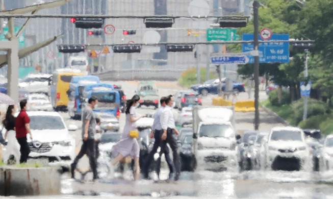 [Korea in Fotos] Mit der Hitze kommt die Schwüle