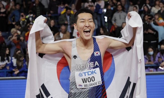 Der südkoreanische Hochspringer Woo Sang-hyeok schreibt Geschichte mit seinem Weltmeistertitel