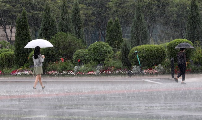 [Korea in Fotos] Auf Hitze folgt Abkühlung mit Regenschauer