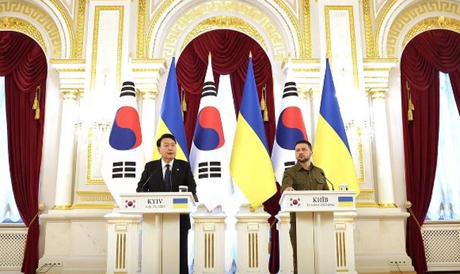 Gipfeltreffen zwischen Südkorea und der Ukraine