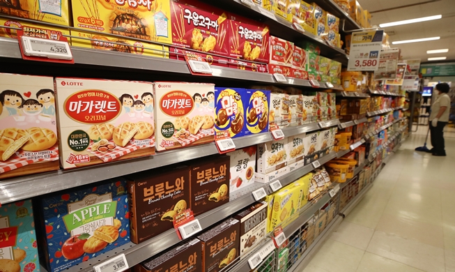 Südkoreas Snack-Exporte erreichten letztes Jahr ein Rekordhoch