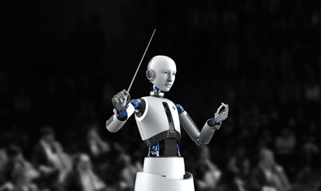 Erster Roboter-Dirigent leitet das Konzert ,,Abwesenheit“