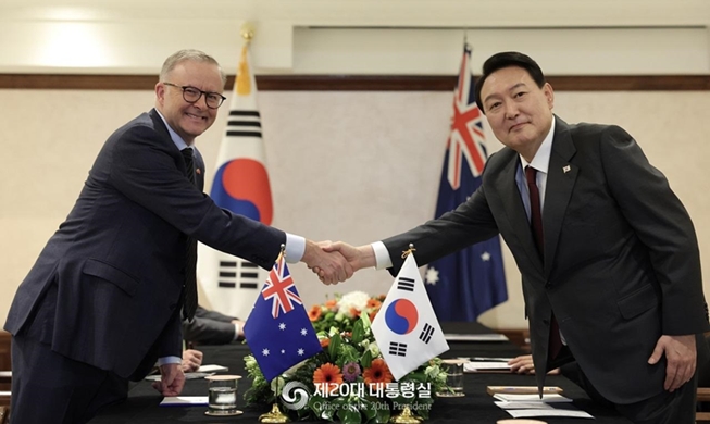 Präsident Yoon und Australiens Premierminister teilen Ansicht übe...