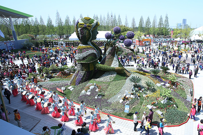 Beim „International Horticulture Goyang Korea Festival 2016