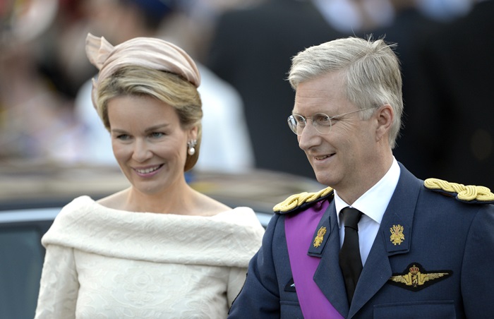 König Philippe von Belgien und Königin Mathilde ⓒ Yonhap News