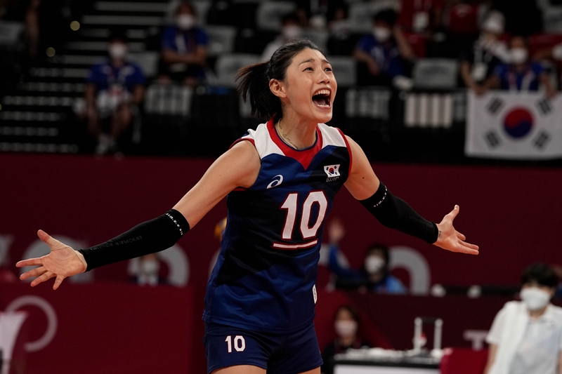 Kim Yeon-koung, die Legende des koreanischen Frauenvolleyballs, belegte Platz 2 in einer nationalen Umfrage zum besten Sportler des Landes.