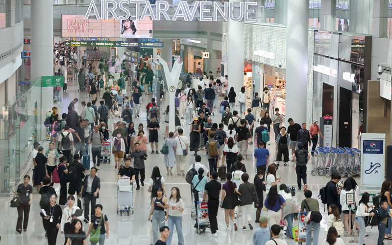Foto von Duty-Free-Läden vom Terminal 1 des Flughafens Incheon am 2. Juli ⓒ Yonhap News