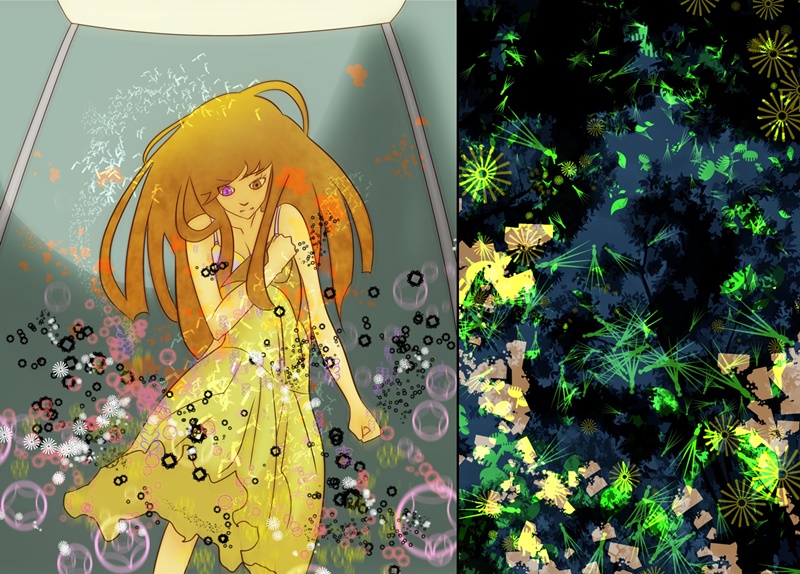Eine Szene aus dem Webtoon „The Girl Who Sees Smells“. ⓒ Maanchwees