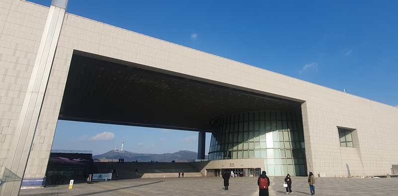 Die Landschaft des Koreanisches Nationalmuseum in Yongsan-gu in Seoul. ⓒ Lee Kyoung Mi/korea.net