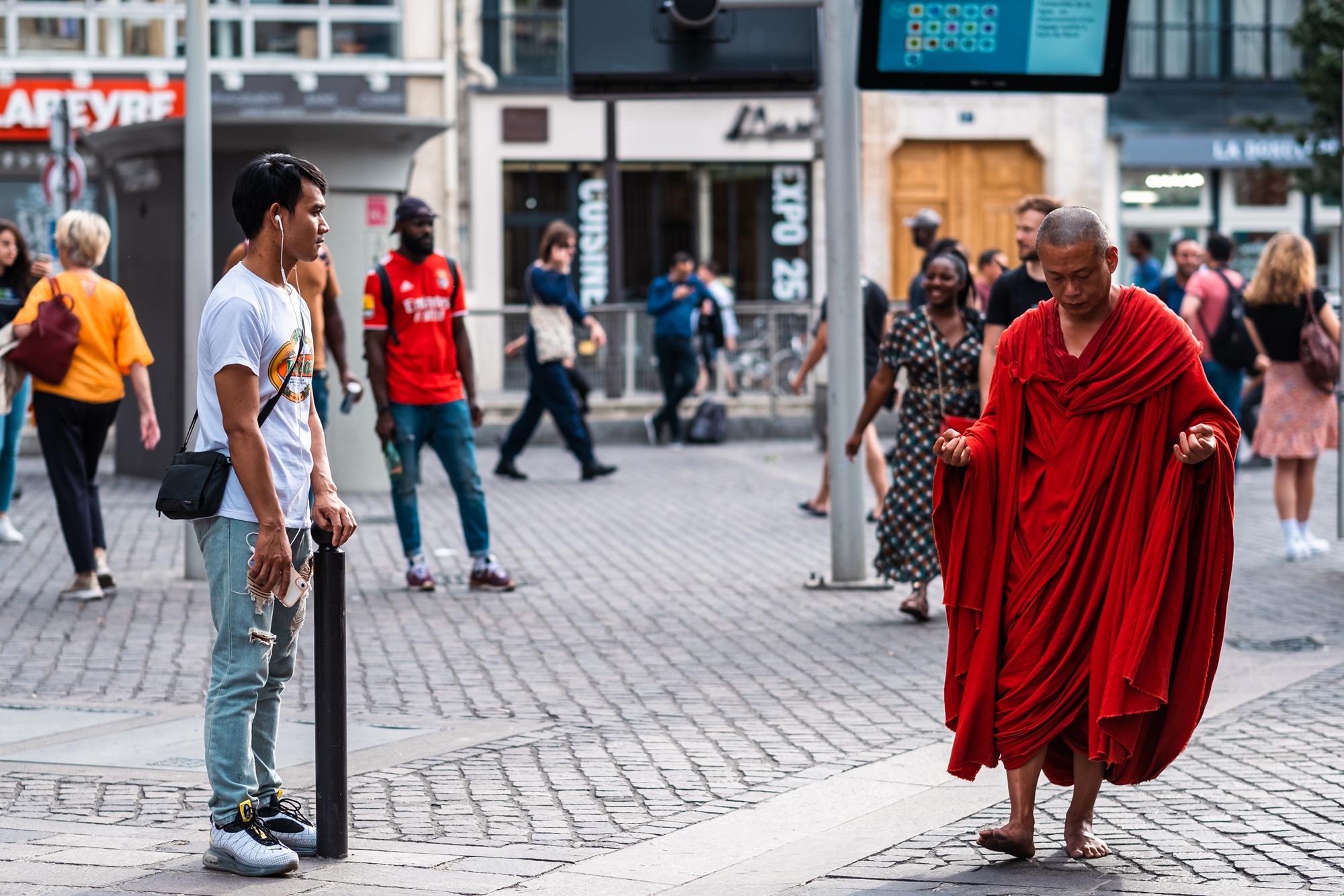 Eine Szene vom “Where“ des taiwanischen Regisseurs Tsai Ming-Liang, einem Film seiner Serien. ⓒ Jeonju International Film Festival