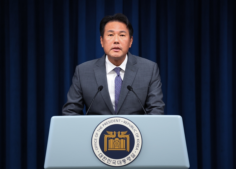 Kim Tae-hyo, stellvertretender nationaler Sicherheitsberater, erklärte am 30. Mai im Präsidialamt in Yongsan-gu in Seoul in einem Briefing das Gipfeltreffen zwischen Korea und Afrika. ⓒ Yonhap News