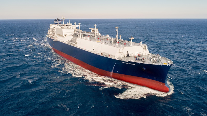Die koreanische Schiffbauindustrie gelang im Juli im Bereich für die Anzahl der eingegangenen Aufträge an die Spitze auf der ganzen Welt. Foto eines 174.000-㎥-großen LNG-Schiffs, das von Hyundai Heavy Industries, einem koreanischen Unternehmen, hergestellt wurde. ⓒ HD Korea Shipbuilding & Offshore Engineering 
