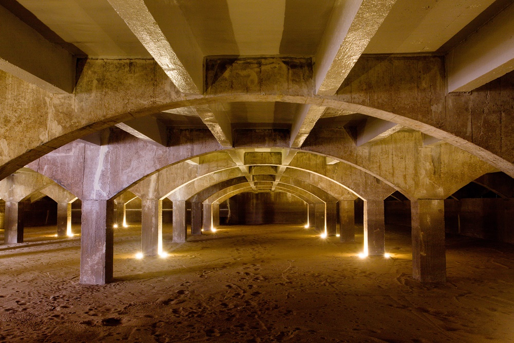 Früher wurden in der Slow Filter Chamber im Wasserwerk Museum Verunreinigungen und Bakterien vom Wasser beseitigt. ⓒ Wasserwerk Museum