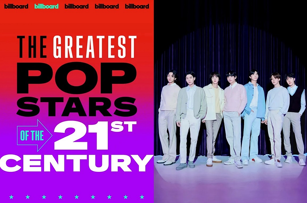  Die K-Pop-Boygruppe BTS setzt sich am 10. September in die Liste “Billboard's Greatest Pop Stars of the 21st Century”.