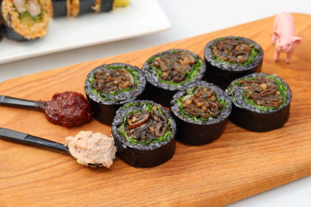 Foto von “Osami-Gimbap“, dem Gewinner eines Gimbap-Wettbewerbs vom “Gimcheon Gimbap Festival“. ⓒ Charles Audouin/korea.net