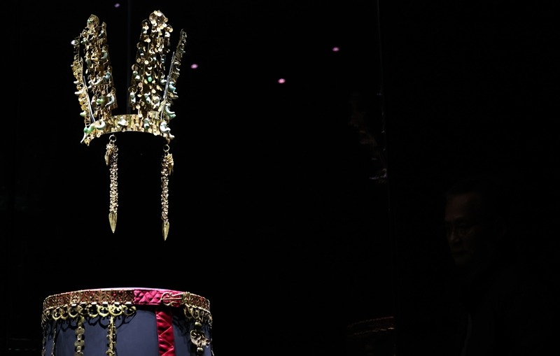 Die goldene Krone des Silla-Königreichs im Gyeongju National Museum ⓒ Lee Jun Young/korea.net