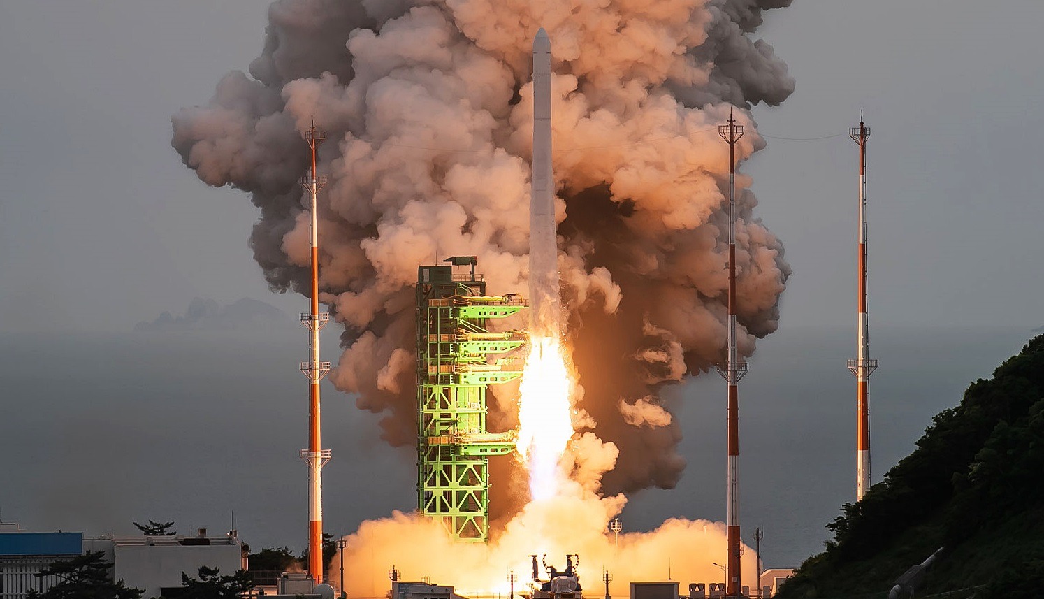 Die koreanische Nuri-Rakete (KSLV- II) wurde am 25. Mai 2023 vom Naro Space Center in Goheung in der Provinz Jeollanam-do abgeschossen ⓒ Korea Aerospace Research Institute