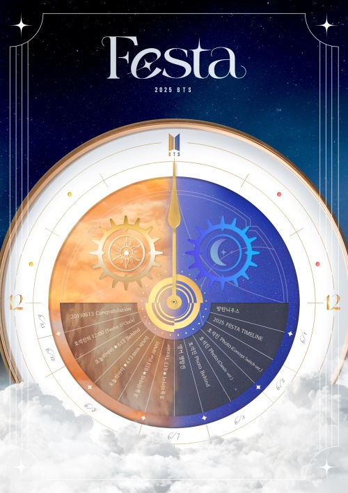 Der offizielle Poster vom “2025 BTS FESTA“ © Offizielles X-Konto (früher Twitter) der BTS