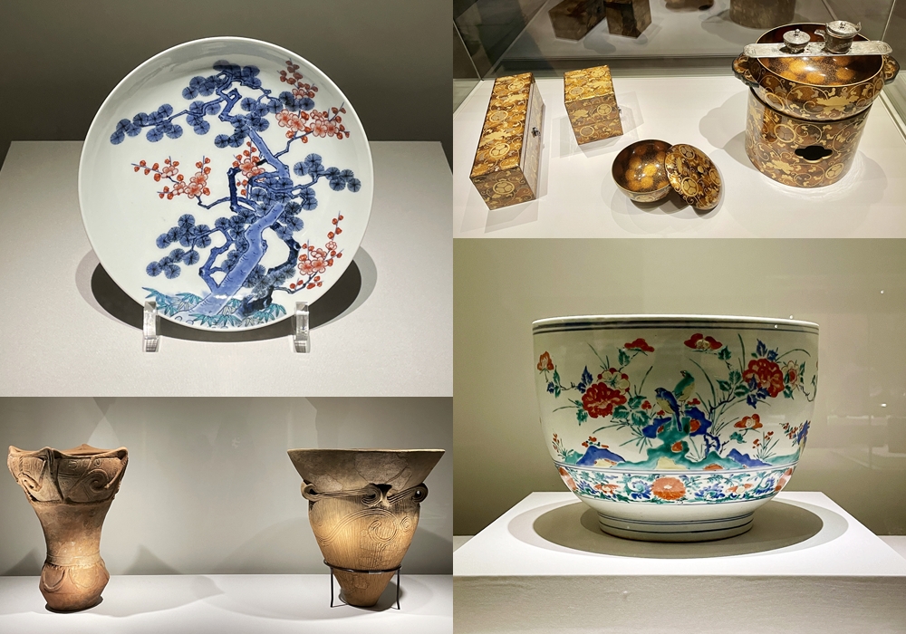Das Koreanische Nationalmuseum und das Tokyo National Museum halten vom 17. Juni bis zum 10. August anlässlich des 60. Jahrestags zur Normalisierung der Beziehungen zwischen Korea und Japan die Sonderausstellung “Japanese Art from Four Perspectives” im Koreanischen Nationalmuseum in Yongsan-gu, Seoul, ab. Foto von verschiedenen Kunstwerken in der Sonderausstellung